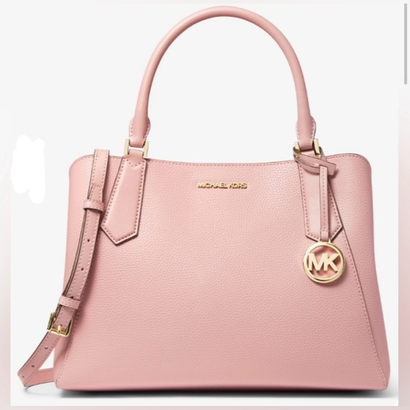 Michael Kors Handbags - Michael Kors Kimberly Large Satchel Handbag Crossbody Blossom Pink